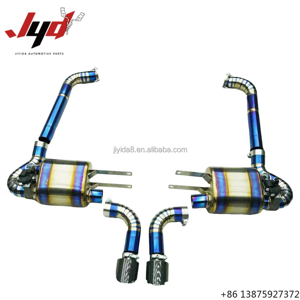 

Выхлопная система JYD Dual Valvetronic с дистанционным управлением для 987.1 987.2 в различных цветах титана