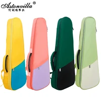 23/24 26/27 pulgadas serie Rainbow ukelele guitarra pequeña con funda impermeable de algodón correas dobles mochila de guitarra acolchada