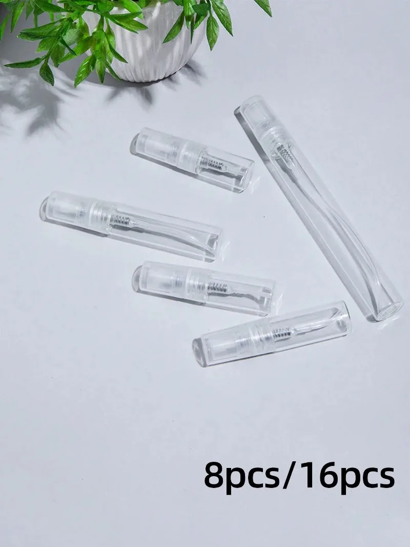 Best Selling 8Piece 2 3 5 10ml High Quality Transparent Glass Perfume Bottle Mini Ultra Fine Spray Bottle Portable Travel