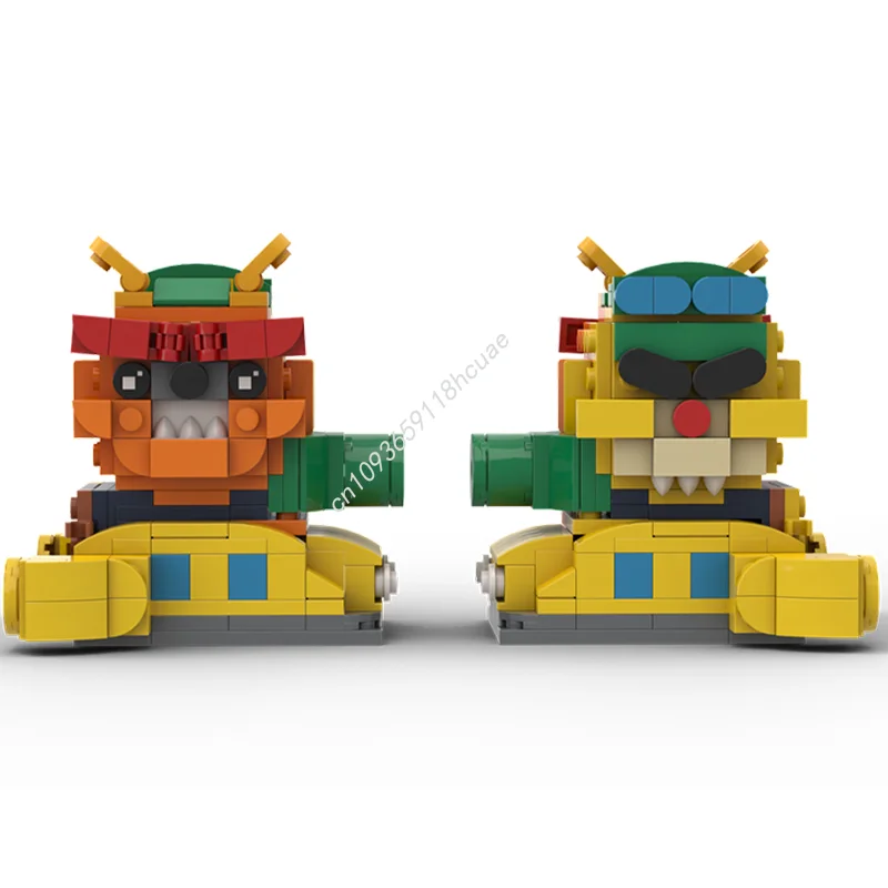 

192pcs MOC Dribble Splitz Brickheadz Model Building blocks Birthday Assemble Architecture idea Toys Kids DIY Christmas gifts