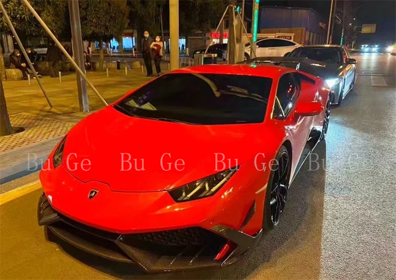 

M Style Forged Carbon Fiber Body Kit New Condition Front Lip and Separator for Lamborghini Huracan LP610-4