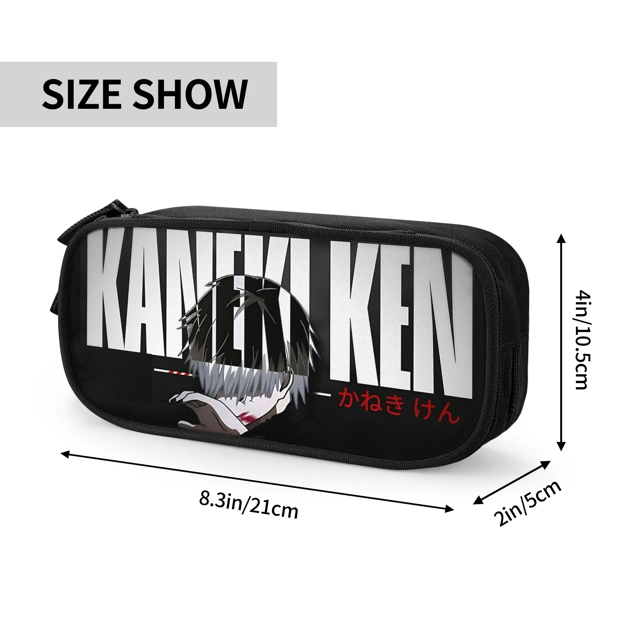 Custom Halloween Tokyo Ghoul Kaneki Large Capacity Bags for Child  School Pencil Bag for Boys Gilrs Kids