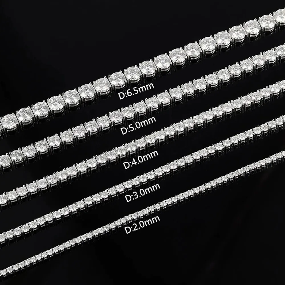 Thumbnail 4 - #30 Top Moissanite Tennis Bracelets Picks for Every Budget