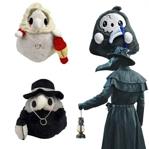 Plague Doctor Raven Nurse Cosplay accessories Cute Spooky Perfect for Gothic Decor Halloween Party Props