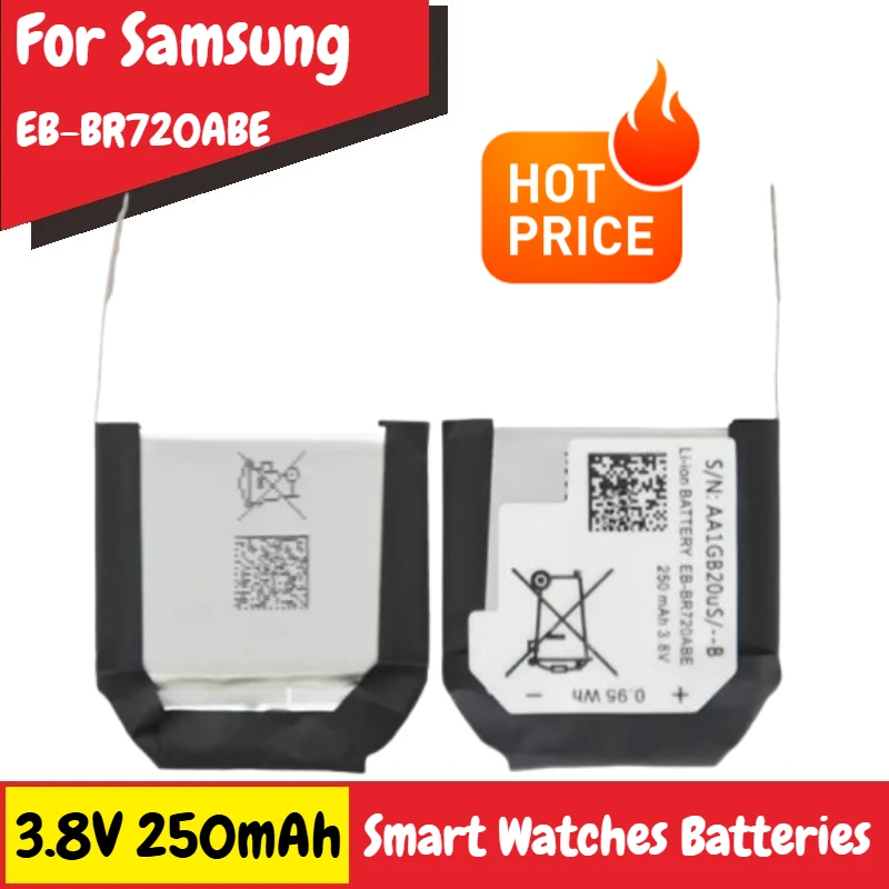 

EB-BR720ABE Battery 3.8V 250mAh for Samsung Gear S2 Classic (5M-R720 R720)(5M-R732 R732)smart Watch Brand-New High Quality