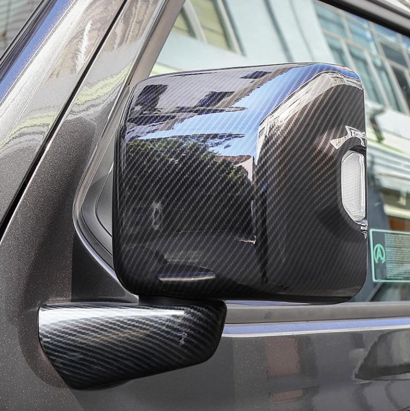 

Car Styling Side Door Rearview Turning Mirror Cover Frame Decoration Cover Trim For Jeep Wrangler JL 2018 - 2022 Accessories