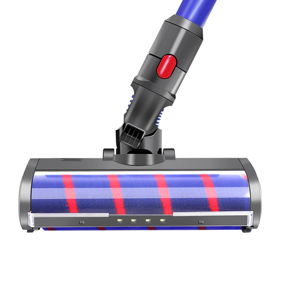 Testa per pavimenti girevole all'ingrosso Doppio spazzola a rullo morbido Compatibile con parti per aspirapolvere Testa del motore ruotabile