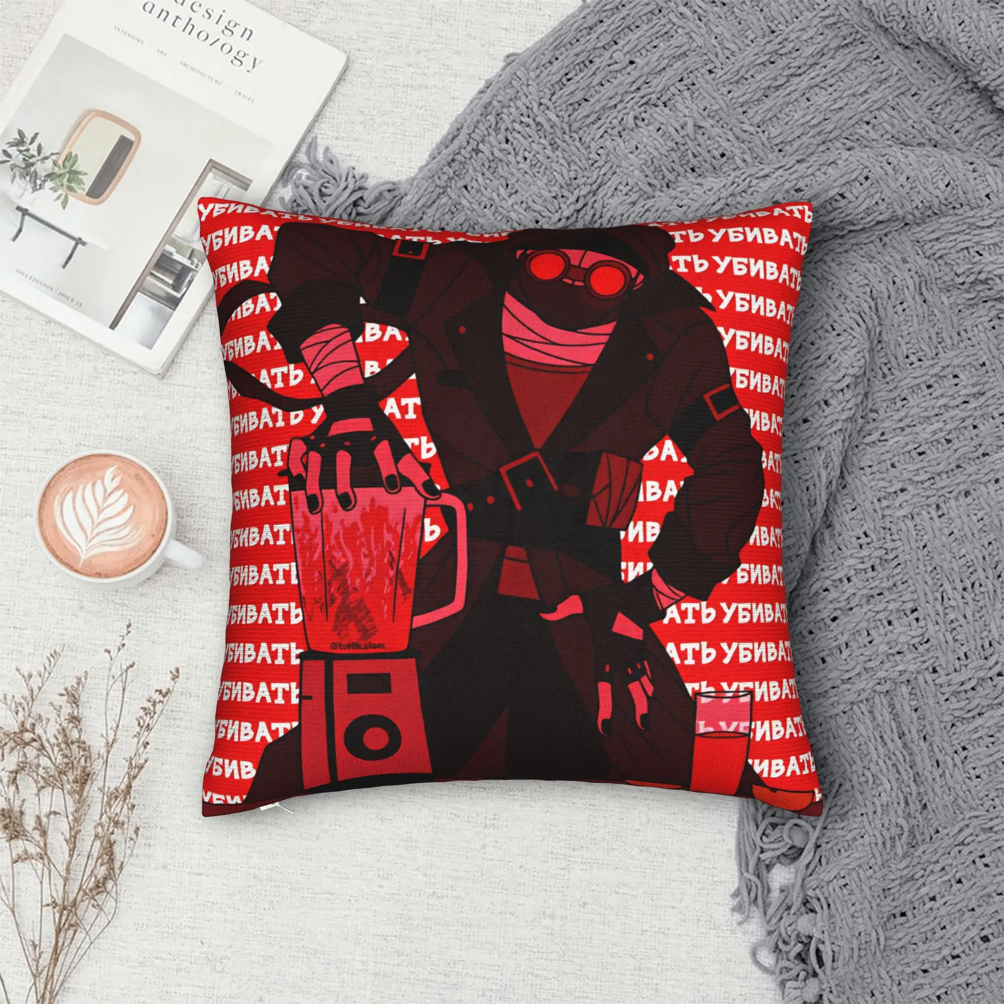 MADNESS COMBAT Pillow Case  Graphic Pillow Cover Vintage Cushion Cover For Living Room Chair