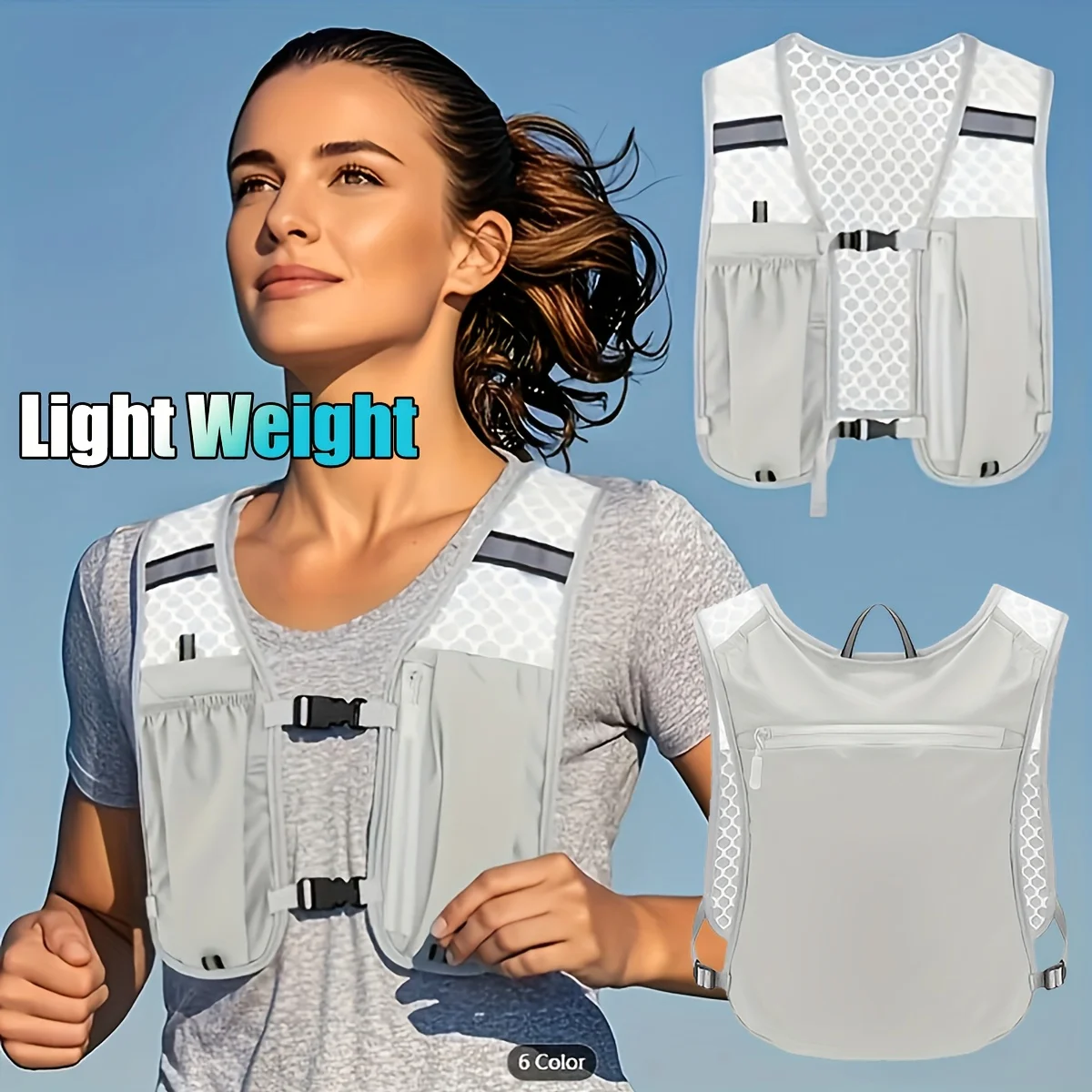 Outdoor Portable Lightweight Sports Chest Waist Bag Hiking Cycling Phone Pouch Free Hands Storage For Keys Coin Purse Small Item