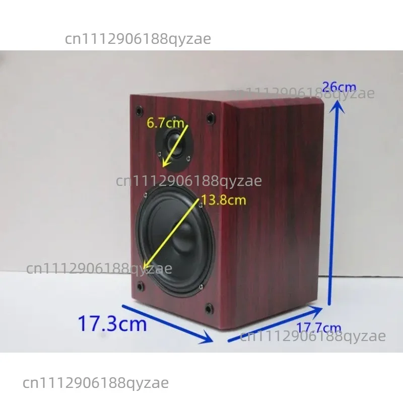 5.25 Inch Passive Desktop Monitor Bookshelf Wall Hanging Surround High Fidelity Fever Hifi Wooden Speaker
