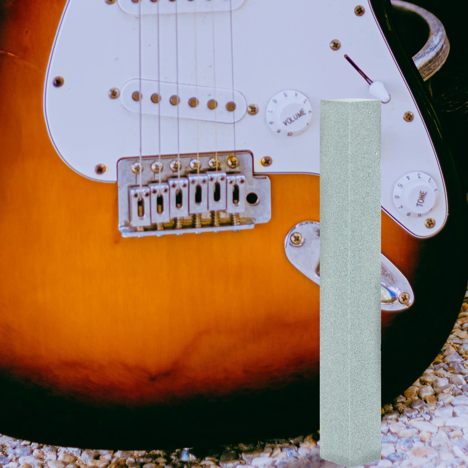 

4 Pcs Bridge Grinding Stone Fret Leveler Sanding Polishing Tool Files For Bass Guitar Bass Repair Guitar Parts Accessories