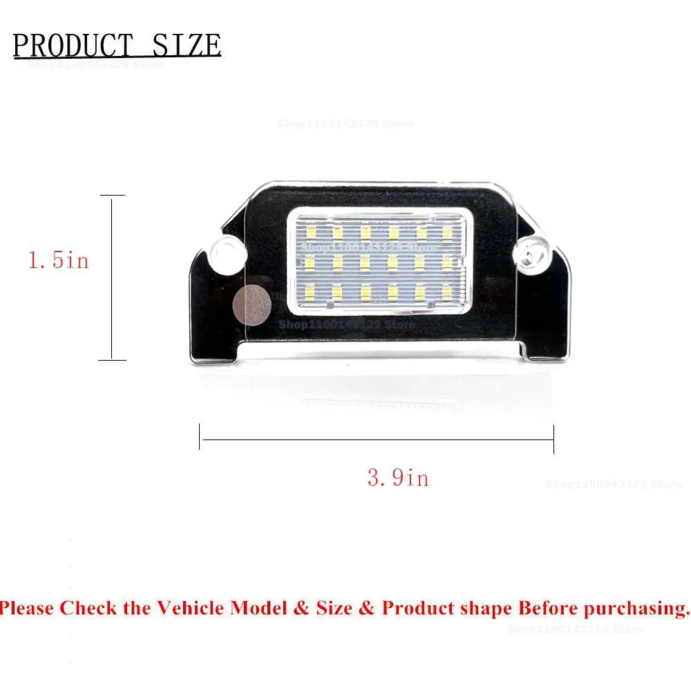 LED License Plate Light Lamp For 2006-2014 Dodge Charger Challenger Magnum Avenger 2013-2016 Dodge Dart Car tail Lighting Source