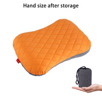 Portable Inflatable Pillow Outdoor Travel Cushion Camp Beach Car Airplane Hotel Foldable Headrest Sleep Tent Use Accessories