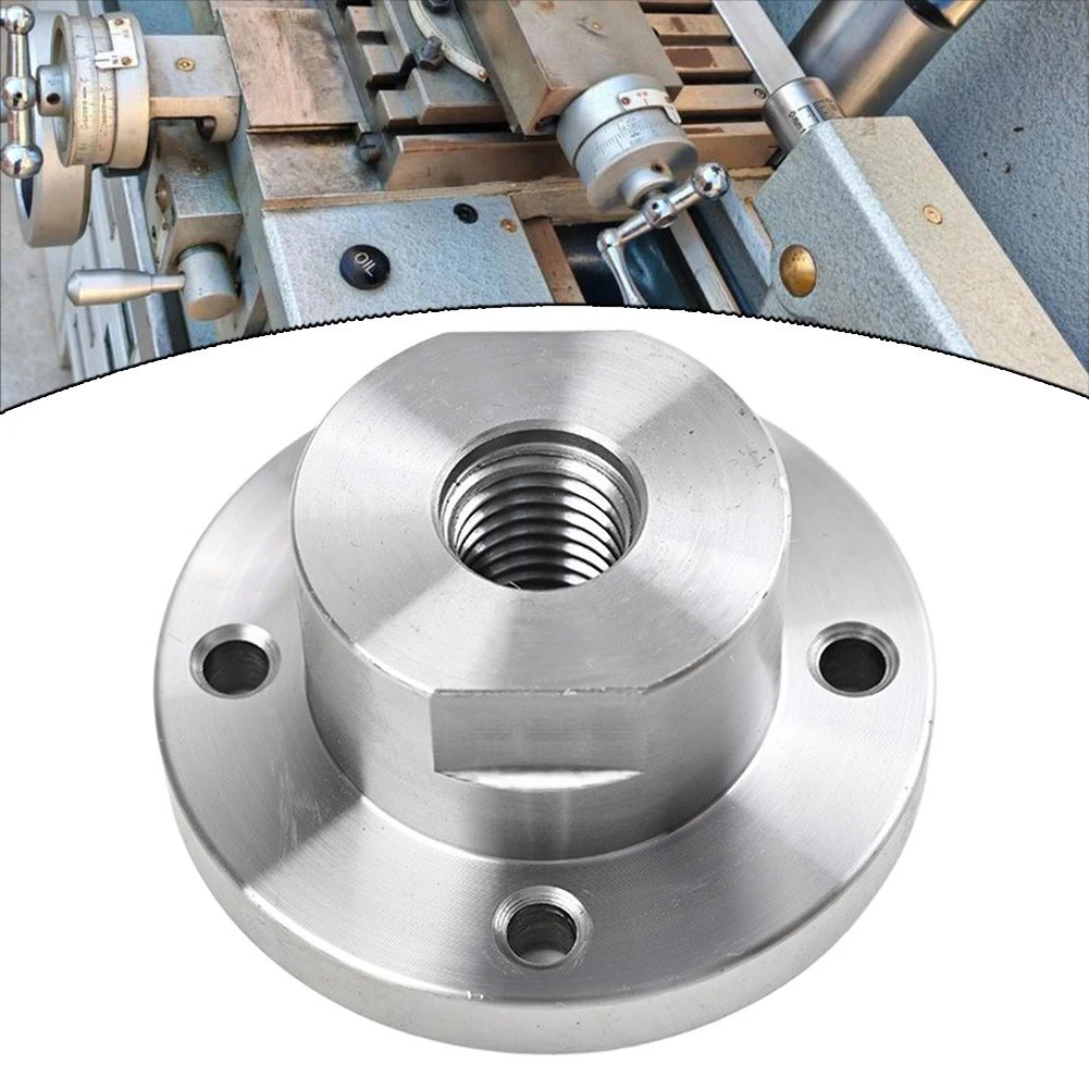 3-Inch Wood Lathe Steel Faceplate Alloy Metal Faceplate Woodworking Machine Chuck For Lathes With A 34”x16TPI Spindle Thread