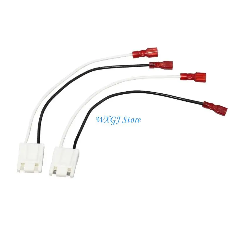 37JE Compatible Speaker Wires Harness for 1970 to 2004 Automobiles Plug Play Design