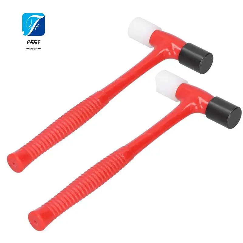 

A55F-маленький резиновый молоток, 2 шт. многоразовые пластиковые молотки, инструменты для изготовления ювелирных изделий для модели часов