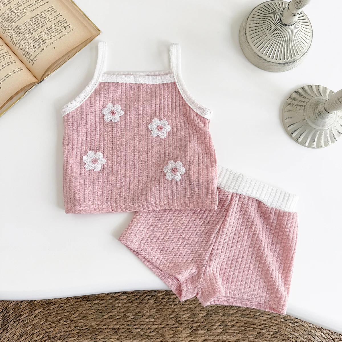2Pcs/set Summer New Baby Girls - Embroidery Fonts 评论和价格