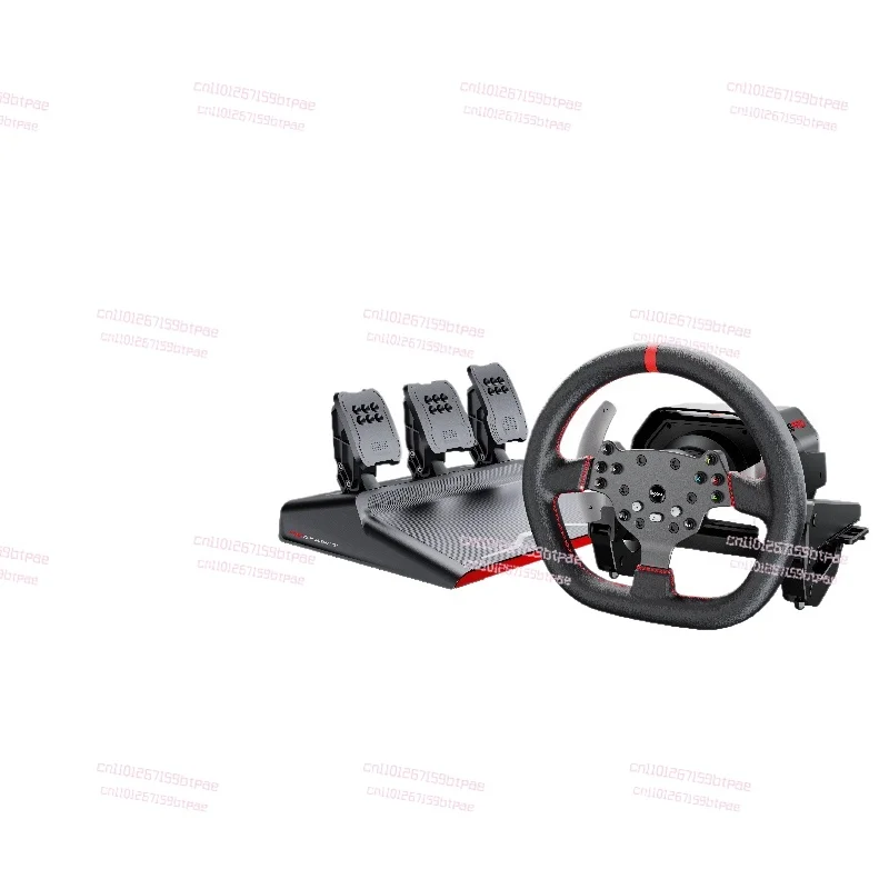 

V10Pro force feedback racing game steering wheel emulator full set