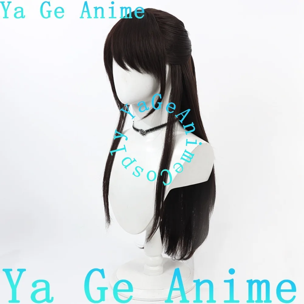 Ya Ge Anime Store الأزرق الأرشيف Airi Kurimura شعر مستعار تأثيري ألعاب أنيمي هالوين كرنفال حفلة الشعر الاصطناعية مقاومة للحرارة