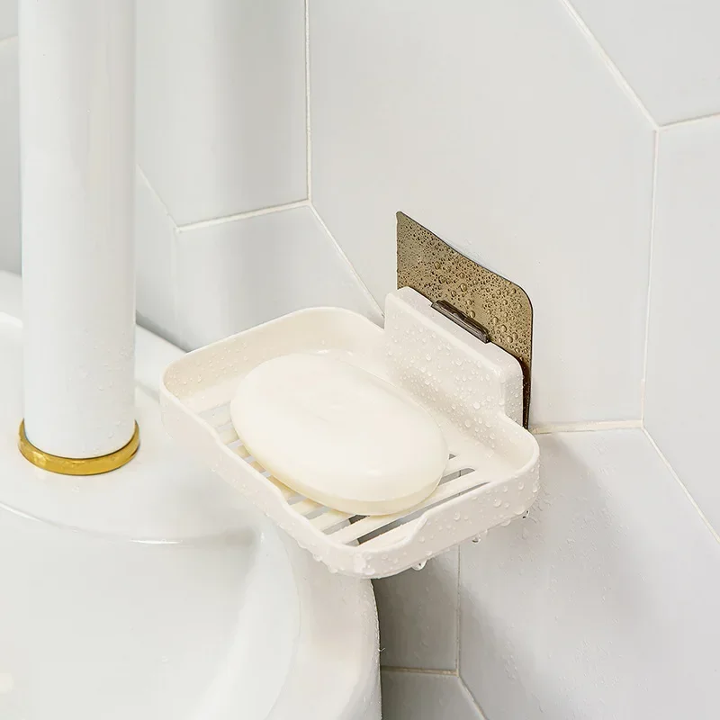 Forniture per il bagno portasapone per doccia da bagno portasapone a parete scatola per articoli da toeletta organizzatore portaoggetti da cucina