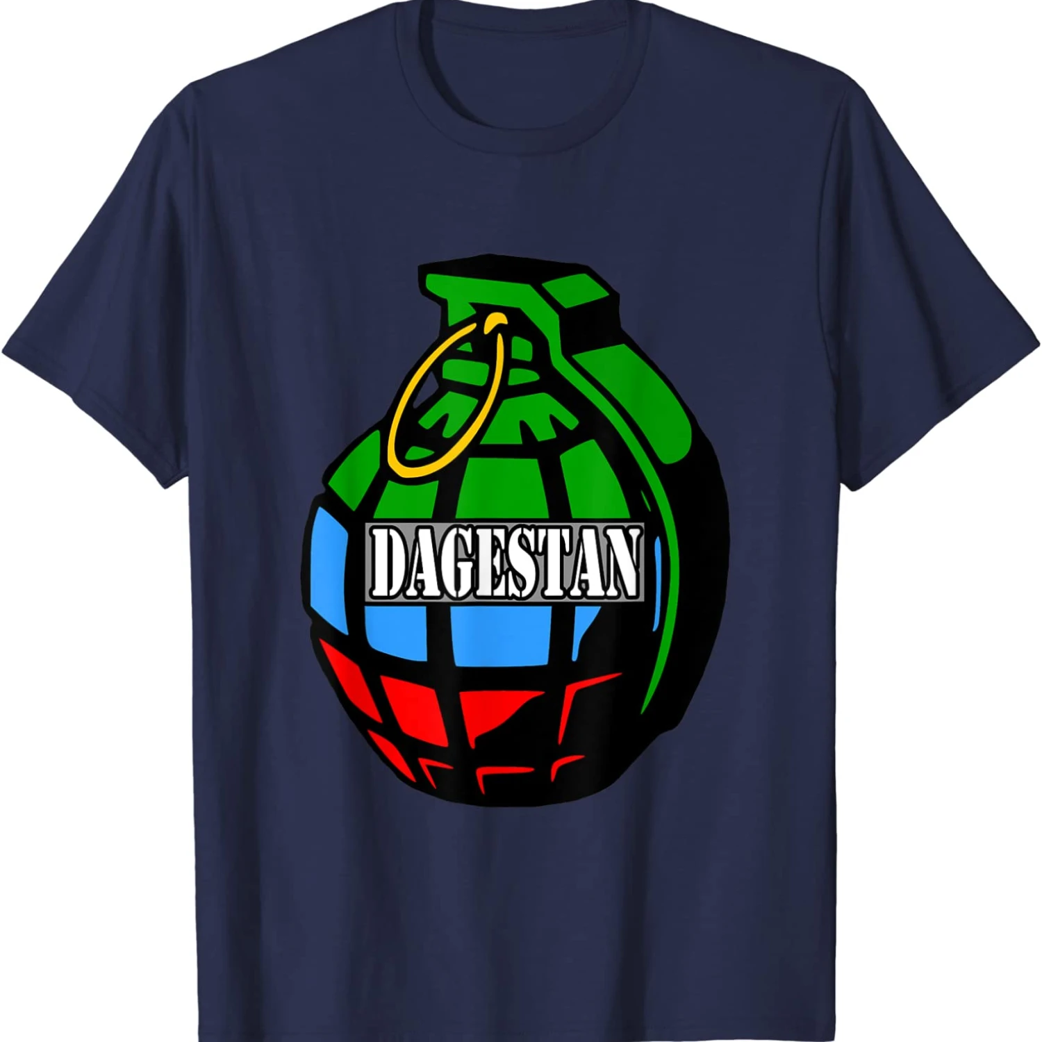 Dagestan Power. Dagestan Flag. Proud Dagestani Roots T-Shirt. Premium Cotton Short Sleeve O-Neck Mens T Shirt New S-3XL