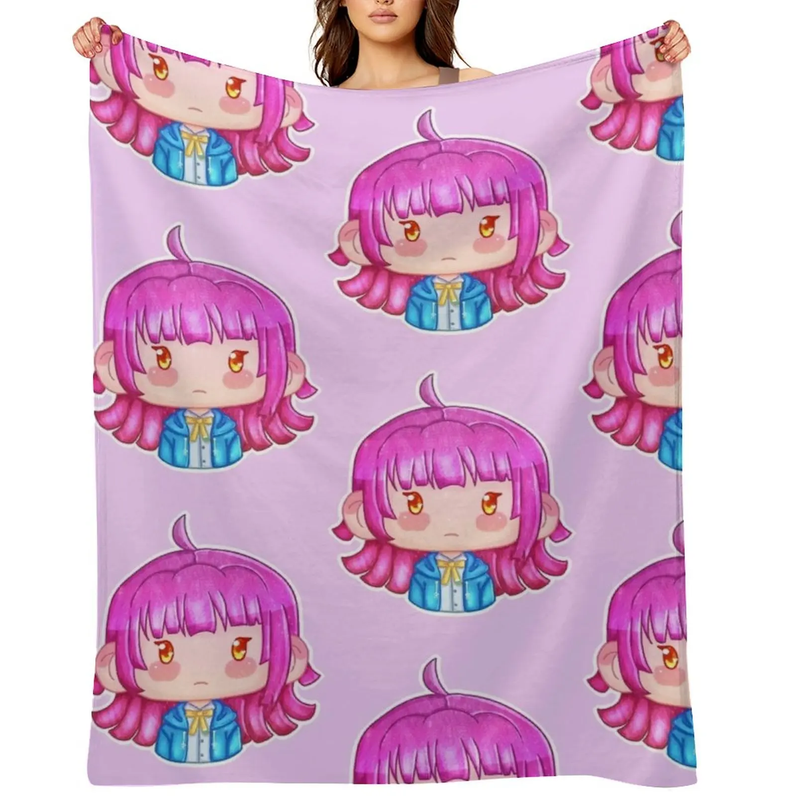 

Rina Tennoji no mask - Love Live! Nijigasaki High School Idol Club Throw Blanket anime sofa bed Bed covers Blankets