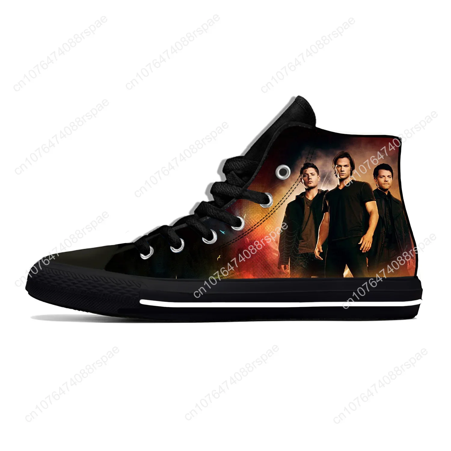 Hot Supernatural Winchester Bros Fashion Cool Classic Casual Shoes High Top leggero traspirante uomo donna ultime Sneakers