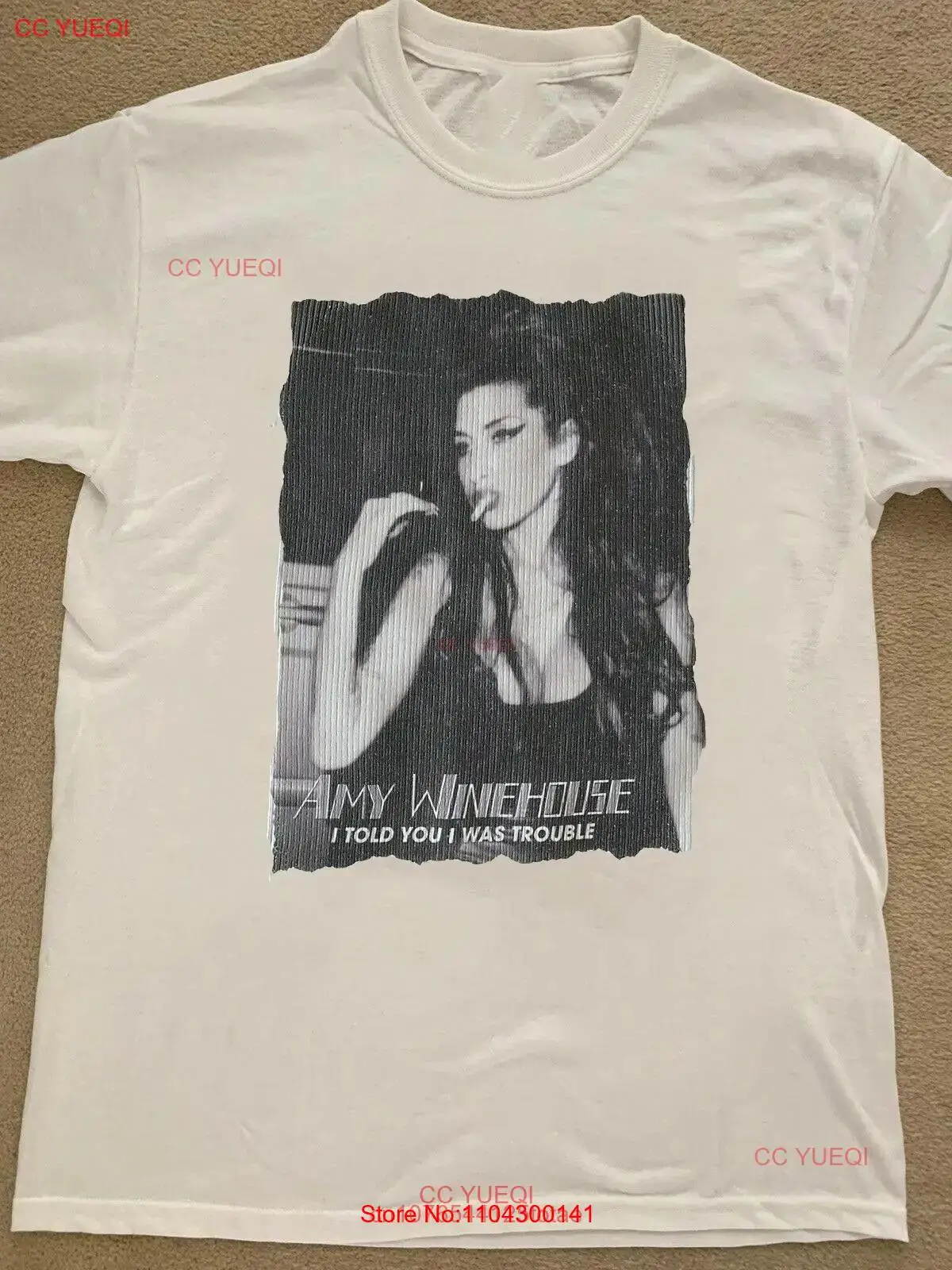 Amy Winehouse I Told You Was Trouble T shirt White Size s 4xl NL062 long or short sleeves