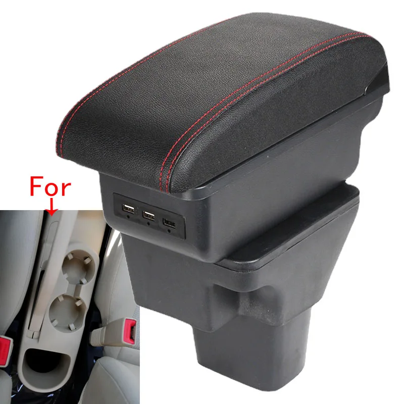 

For Hyundai Solaris Armrest For Hyundai Accent RB SOLARIS Verna Car Armrest Box Storage Box Accessorie Interior Detail 2005-2010