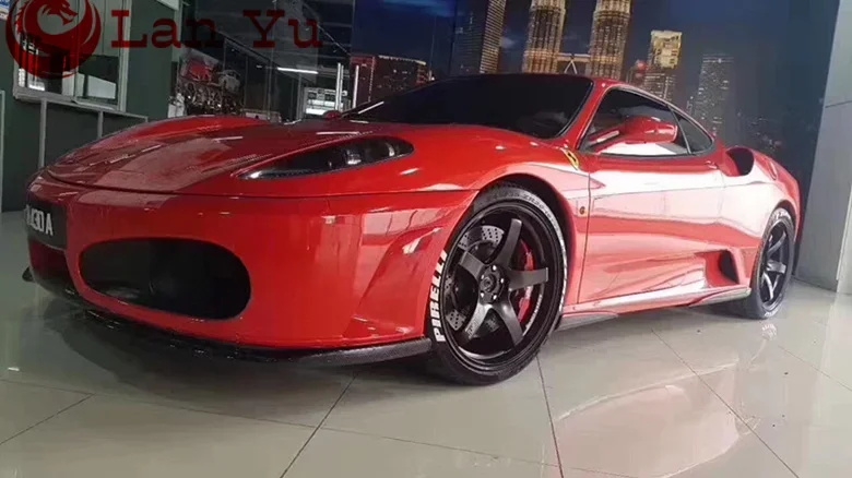 H STYLE CARBON FIBER FRONT LIP  2005-2009  FOR FERRARI F430