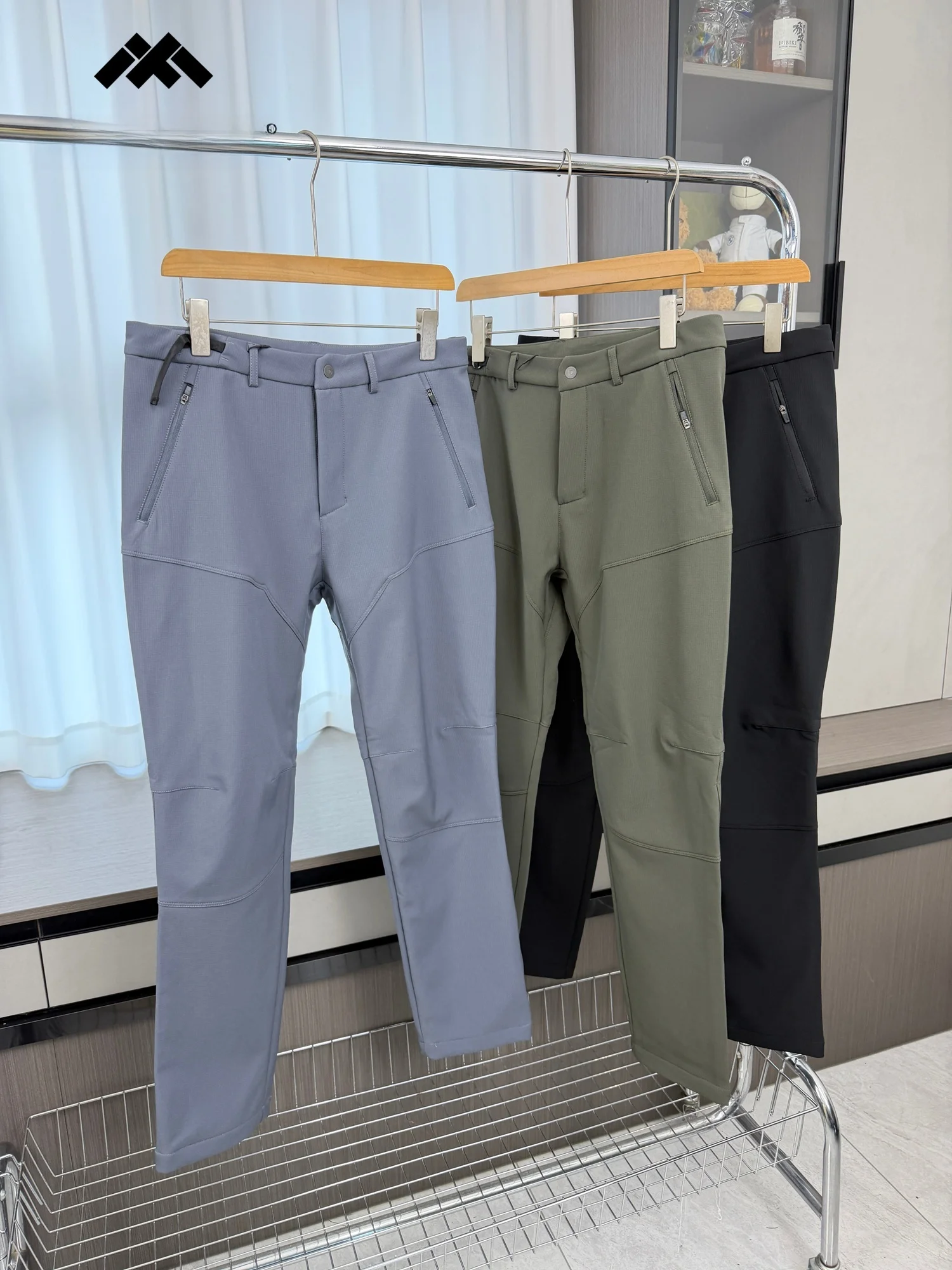 

Мужские уличные брюки софтшелл, водоотталкивающие, ветрозащитные, осенне-зимние, прямого кроя, повседневные, серия Flat Substitution