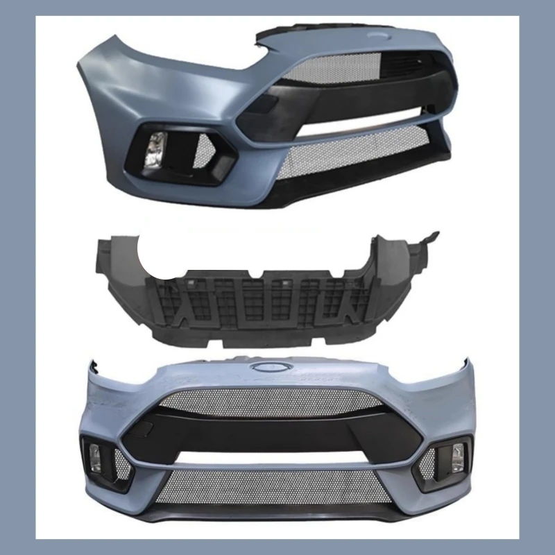

Front Bumper Assembly for Ford Focus 12-14 15-18 Modified to RS New Style Car Bumper Fog Lamp Body Kit Accessories