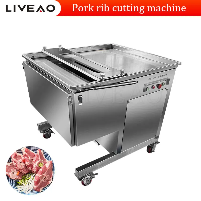 Pork Ribs Frozen Pork Trotters Bone Steak Cutting Machine Automatic Commercial Bone Sawing Cutting Machine