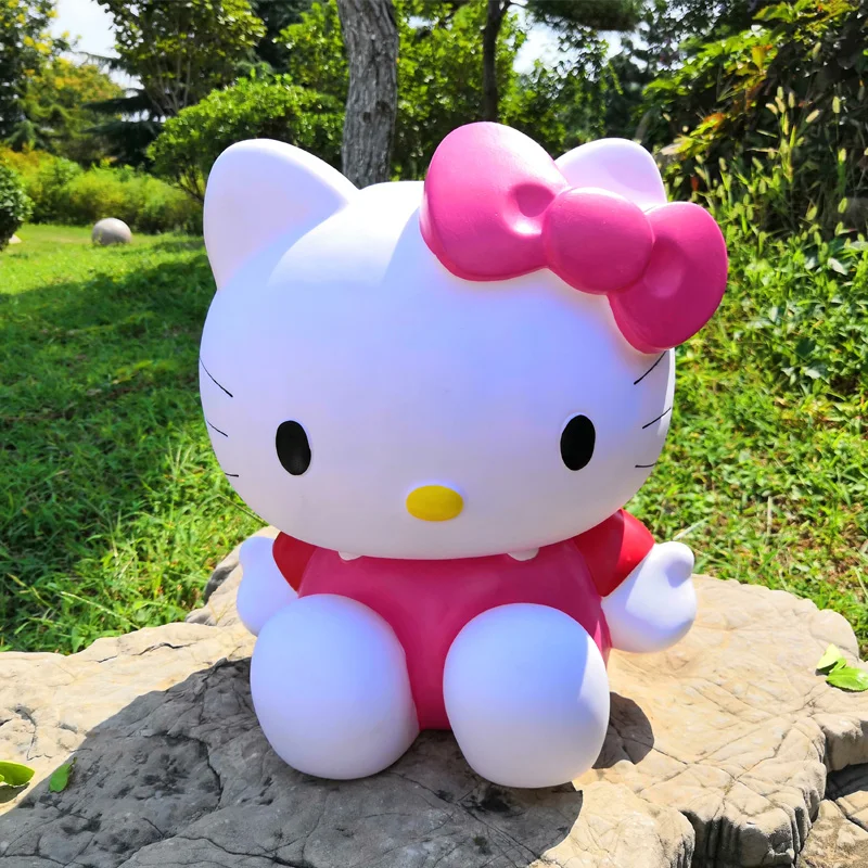 Sanrio Kitty Cat Oversized Fall-Resistant Piggy Bank Birthday Gifts Cartoon High-Capacity Hello Kitty Kitty  Japanese Gift Toy