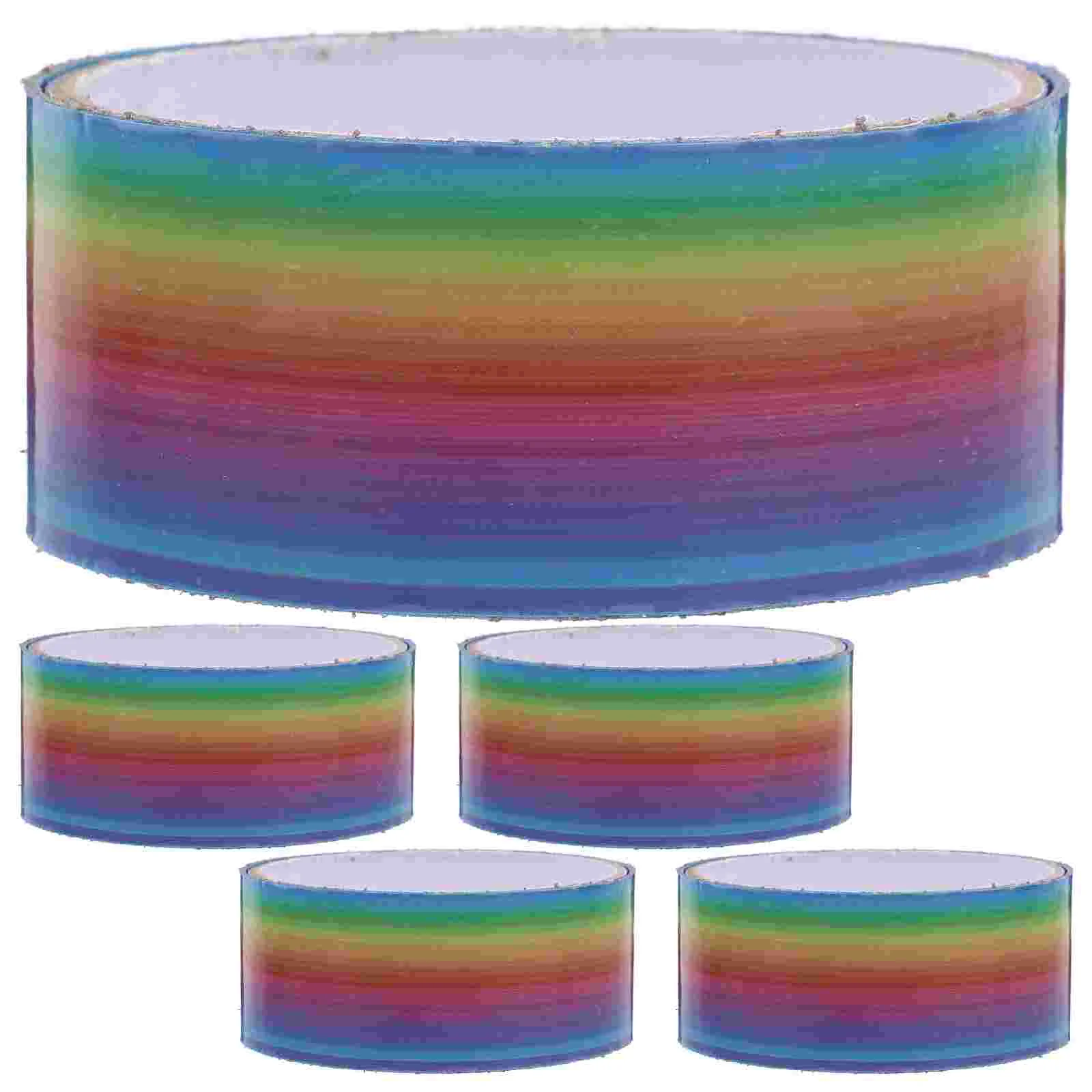 5 Rolls Ball Tape Bright Color Tapes Sticky Colored Adhesive Polypropylene Rolling