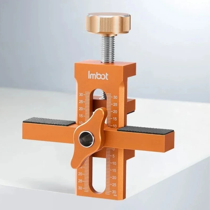 2 in 1 Quick Positioning Tool Woodworking Cabinet Door Installation Jig Door Panel Installation Rebounding Device Drilling Tool