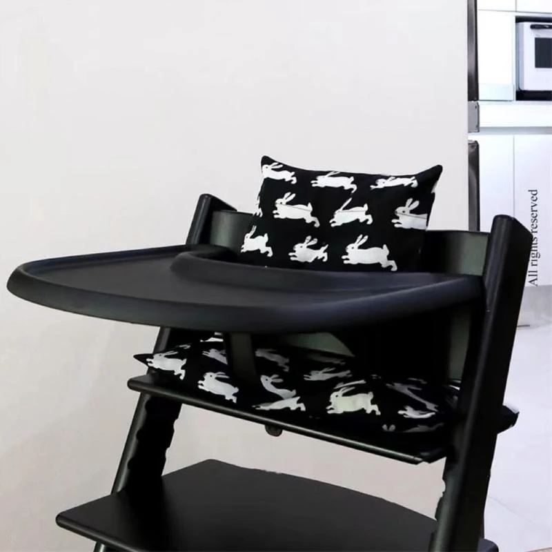 J15U وسادة كرسي أطفال جميلة مطبوعة على شكل أرنب قابلة للتنفس لكراسي الطعام