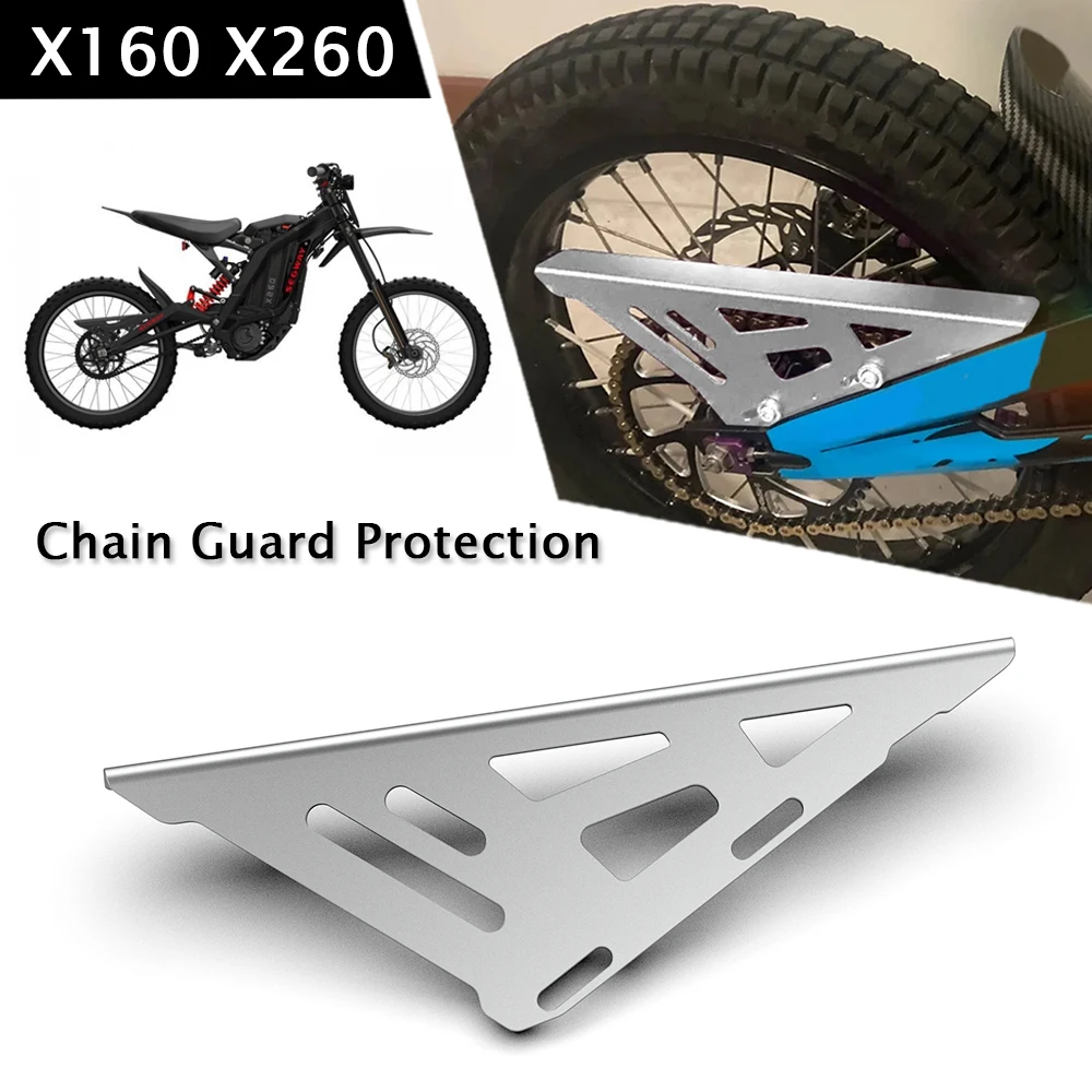 

Motorcycle Rear Chain Cover Guard Sprocket Protector For Surron Sur Ron Light Bee X/S/L1E Segway X260 X160 Electric Dirt Bike