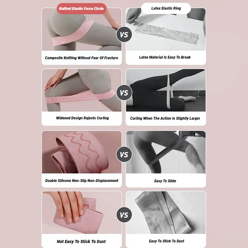 20-90LB Resistance Bands For Legs And Butt Hip Glute Thigh Booty Elastic Workout Fitness Strips Loops Yoga Gym Band Buttocks image 5