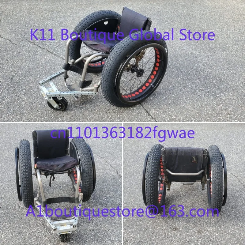 

Запчасти для инвалидных колясок 24 "x 4,0" Пляжное колесо для инвалидных колясок Толстые шины 24" Широкое колесо для инвалидной коляски со снегом