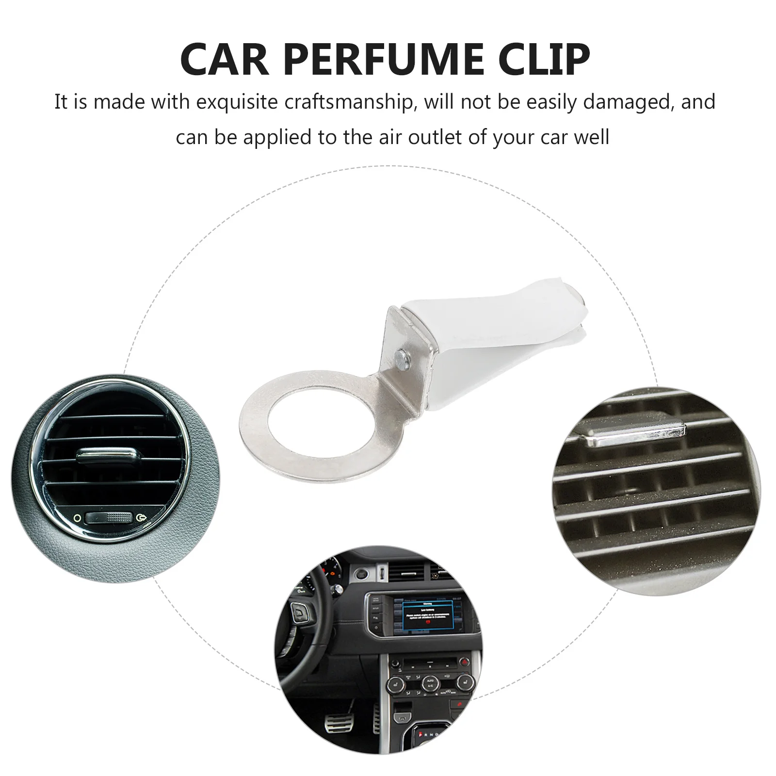 

24Pcs Car Aroma Clip Auto Perfume Clip for Air Outlet Vent Stable Fixation Freshener Stylish Vent Accessory