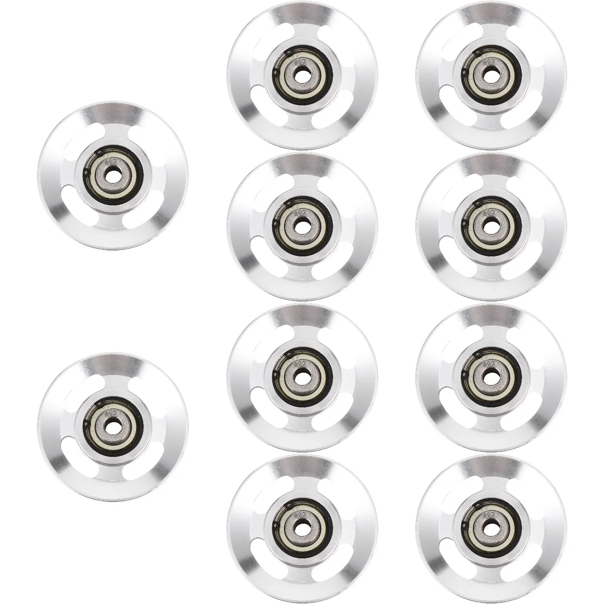 

10 Pack Aluminum Pulley Accessories Car Fitness Parts Lift Wheel Load Bearing Aluminium Alloy