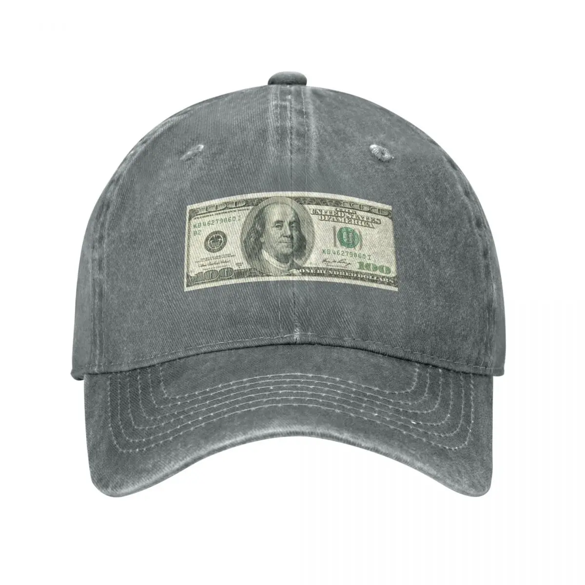 $100 Dollar Bill Baseball Cap New In Hat Trucker Hat Wild Ball Hat Cosplay Women's Golf Clothing Men's