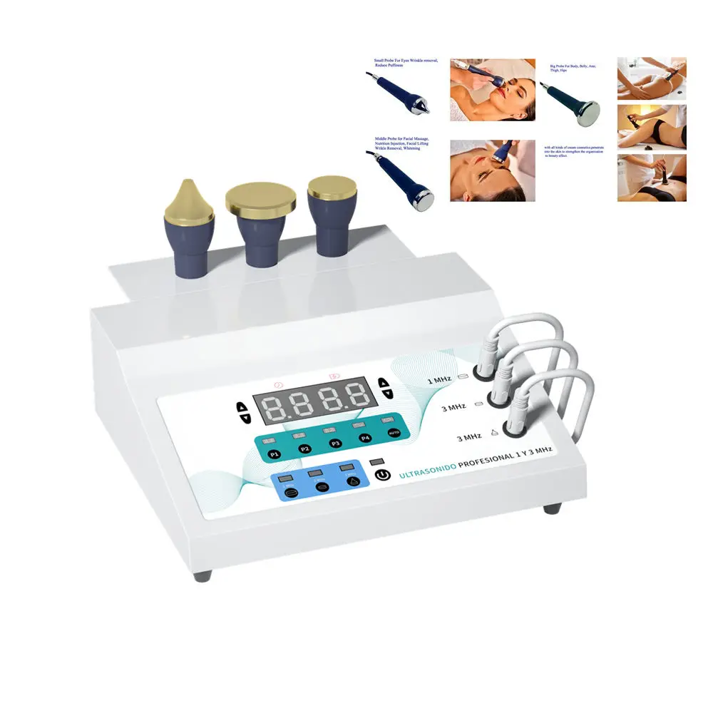 TINGMAY 1MHz and 3MHz ultrasonic facial and body massage devices