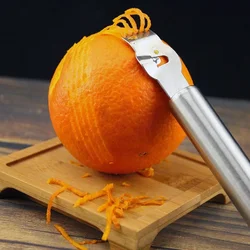 Lemon Zester Grater Stainless Steel Lemon Grater Orange Peeler Citrus Fruit Grater Peeling Knife Kitchen Gadgets Bar Accessories