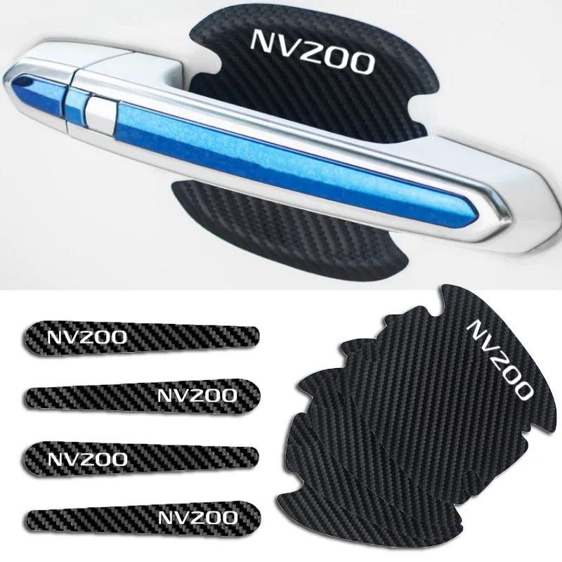 

Auto Door Handle Bowl Stickers for Nissan NV200 Badge Exterior Tape Films Water Proofing Decorate Styling Decals Car Accessories
