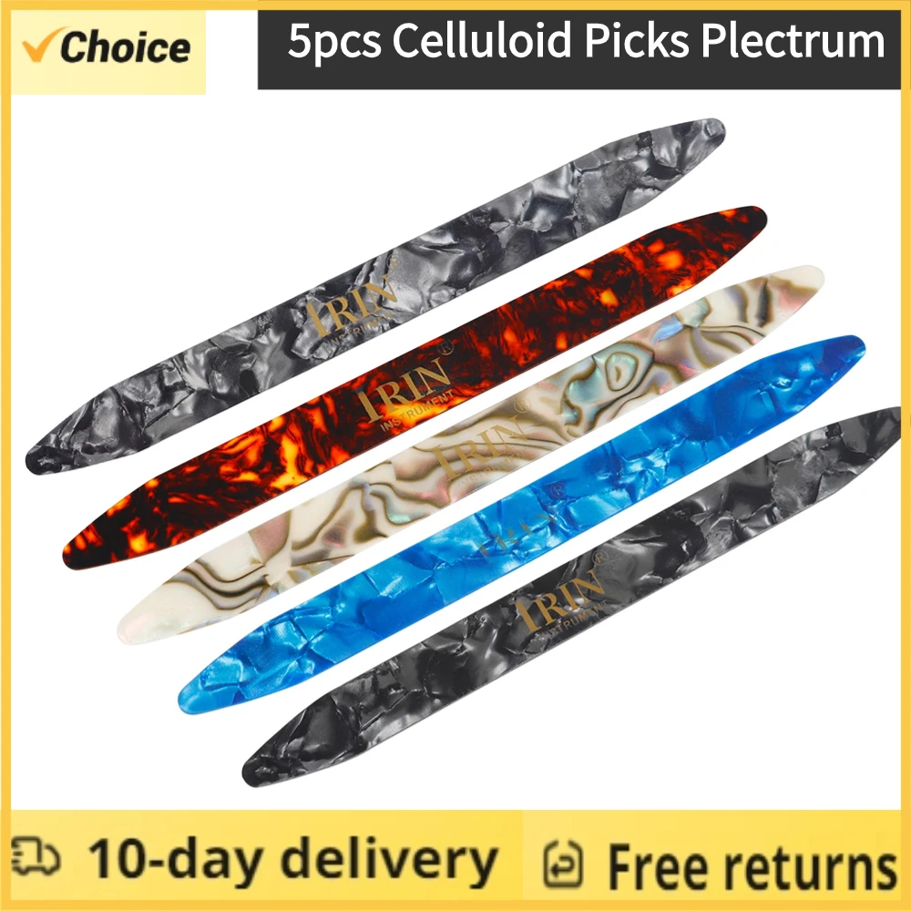 IRIN 5pcs Celluloid Picks Plectrum Oud Risha Pick for Yueqin Moon Lute Liu-chin Oud String Musical Instrument guitar accessories