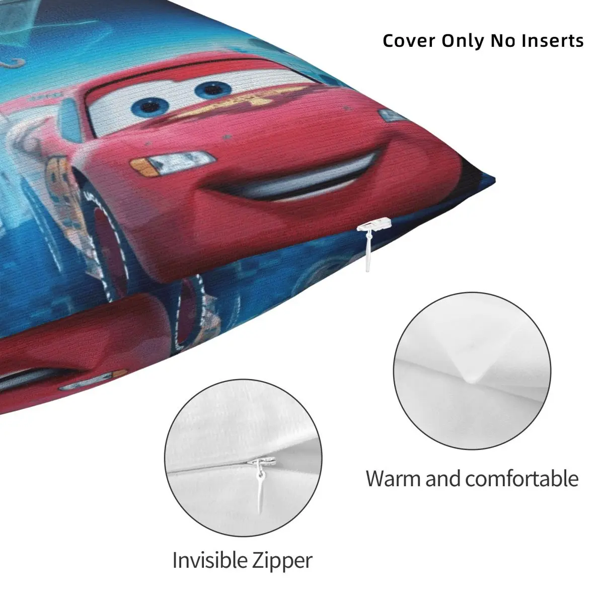 كيس وسادة سيارات ماكوين غطاء وسادة مربع غطاء وسادة أنيق تصميم سادات لتزيين المنزل أريكة #5