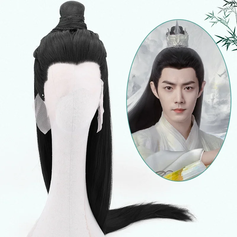 

Ancient Wig Cover Hand Hook Yu Gu Yao Shiying Wig Xiaozhan Shiying Headwear Same Style Long Straight Hair Full Top Hair Cover