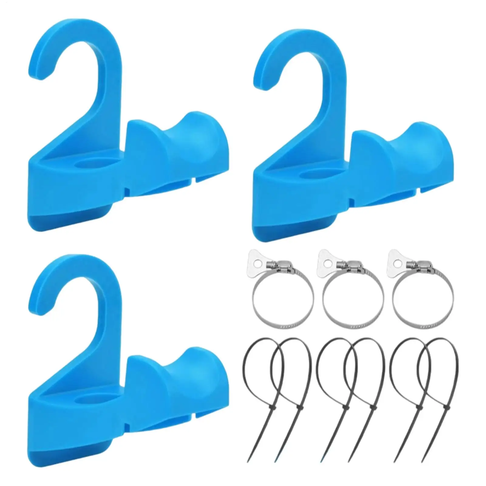 

Adjustable Pool Pipe Holders For Plunger Valves Arc-shaped Prevent Hose Bending For Standard Aboves-Ground Pools Accessories